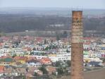 26.3.2010 Svrchní část komínu, v pozadí Poštorná