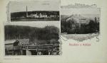 3-okénková pohlednice z roku 1914.