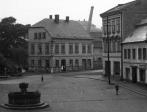 Odstřel komína v 60. letech. Fotografii poskytl František Sajdl