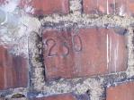 Detail označení některých cihel