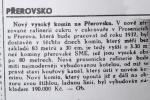z doby výstavby (Našinec, 28. 9. 1934, s. 4)